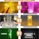 Crystal Rose Diamond Lamp