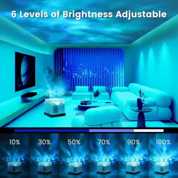 3D Ocean Wave Projector Lamp